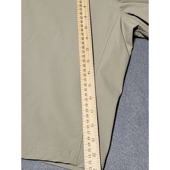 Columbia Shorts Women’s 10 Khaki Board Shorts Zip Pockets Drawstring - Picture 9 of 11